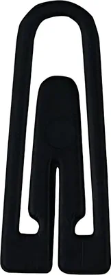 Produktbild von Alco Briefklammer Plastik 26mm schwarz 100 Stück