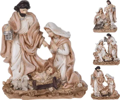 Image de Crèche de Noël Décoration de Noël 15 x 18 cm Design 3