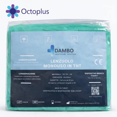 Produktbild von Medizinische Schutzkleidung Dambo Vlies grün 1 Stück für Hygiene für Schutz