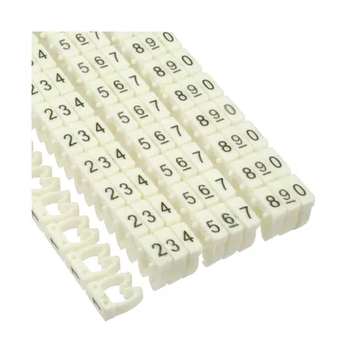 Zdjęcie produktu dla InLine® 59961I Zestaw 100 oznaczników kabli 6 mm, nr 0-9