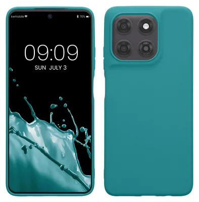 Produktbild von kwmobile KWM0000237X002C, Cover, Motorola, Moto G37 Power, Farbe Petrol