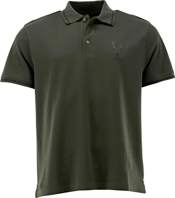 Produktbild von OS Trachten Poloshirt 1/2 Arm Herren (Trachtengrün) Größe 2XL