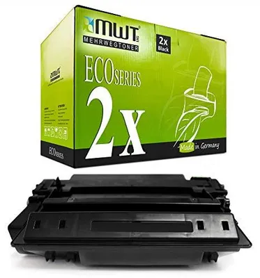Mehrwegtoner 2x Tonerkartusche kompatibel mit HP Q6511X Schwarz – Produktansicht 1