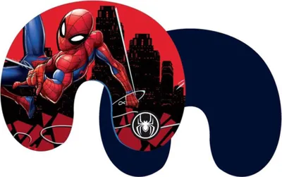 Image de Aymax Sprl Spiderman City Oreiller de voyage, Oreiller cervical Rest Accessoires de voyage souples