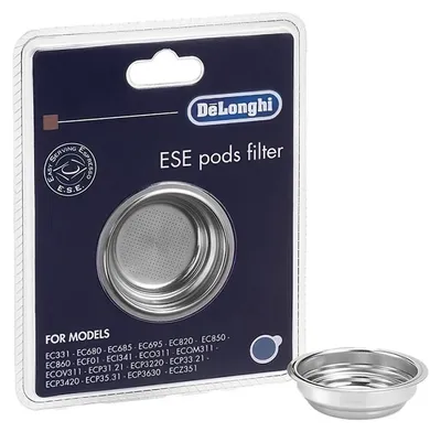 Productafbeelding van De'Longhi 5513281011, Koffiefilter, geschikt voor Krups modellen: EC680, EC685, EC860 en ECP. Gemaakt van roestvrij staal, 1 stuk