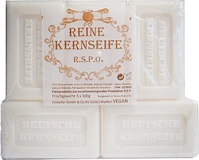 Produktbild von Wieder da DEUTSCHE KERNSEIFE 5 Stück vegan DAS Hausmittel
