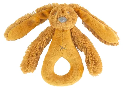 Image de Happy Horse Hochet lapin Richie ocre - Cadeau pour bébé