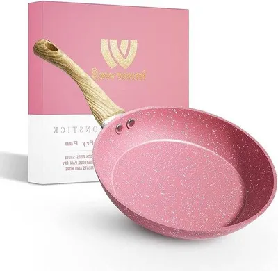 Immagine prodotto di Padella a induzione da 28 cm rosa antiaderente