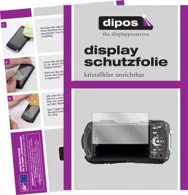Produktbild von 6x Schutzfolie für Ricoh WG-70 klar Displayschutzfolie Folie Display Schutz dipos