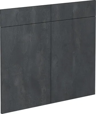 Image de Façade de cuisine Vicco R-Line Béton noir 79.2x70.8cm façade de meuble pour meuble bas à tiroirs, Model 42815
