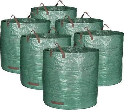 Produktbild von XXL Gartensack mit Griff, reißfest, für Laub und Grünabfall