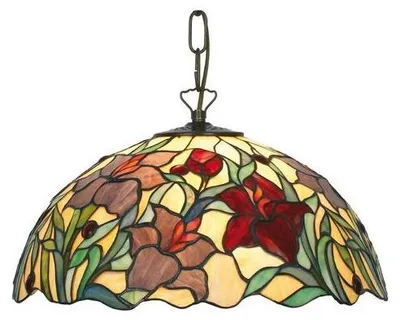 Immagine prodotto di Lampadario Tiffany per soggiorno FINE Ø40 2*E