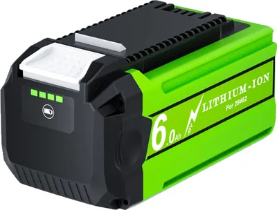 Obrázek produktu pro Náhradní baterie pro Greenworks, kapacita 6000 mAh, 40V Li-Ion technologie, 1 balení 6000 mAh