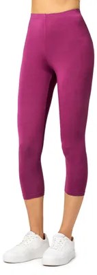 Image de Merry Style Leggings 3/4 pour femmes en viscose MS10-144 (fuchsia, M)