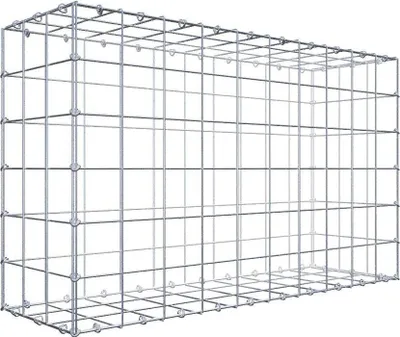 Produktbild von Gabione 100 cm x 60 cm x 30 cm (L x H x T), Maschenweite 10 cm x 10 cm, C-Ring