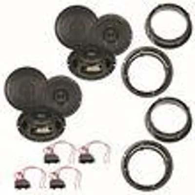 Produktbild von CRUNCH DSX62 16,5 cm 2 Wege vorne hinten Einbauset für Passat 3B 3BG Beetle