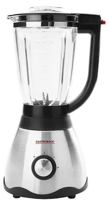 Productafbeelding van Gastroback Vital Mixer Plus, sportblender, 1,5 liter, pulsfunctie, ijskunmaling, 850 W, zwart, roestvrij staal