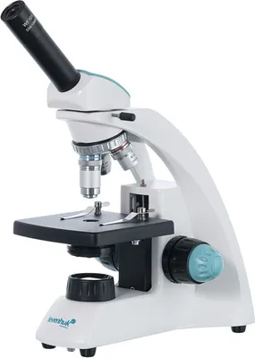 Produktbild von Levenhuk 500M, Optisches Mikroskop, Schwarz, Weiß, Metall, 400x, 40x, WF10x/18mm with a pointer