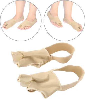 Image de 1 paire d'orthèses de correction de l'oignon, écarteurs pour gros orteil et orteils, orthèses de correction de l'oignon, orthèses orthopédiques, taille L (40-45)