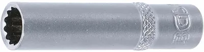 Image de Douille Longue 6,3 mm (1/4) - Douze Pans, 8 mm - Précision et Durabilité, Acier, Cliquet 1/4 - D-Work