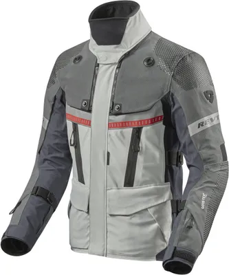 Image de Veste textile moto Revit Dominator 3 GTX, gris/bleu, M