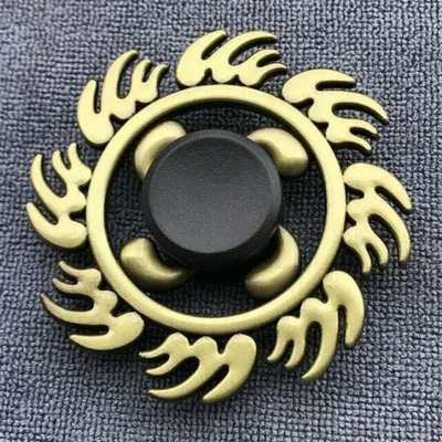 Zdjęcie produktu dla Tinisu Fidget Spinner Top antystresowy tęczowy metalowy palec ADHD
