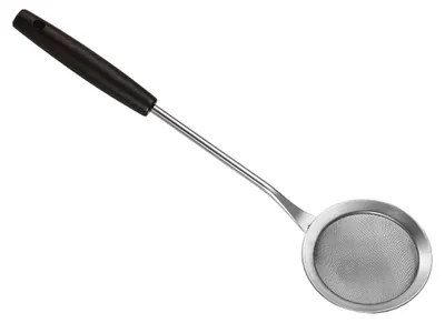 Produktbild von Feinmaschiges Edelstahl-Sieb mit abgerundetem Rand, Küchensieb für Lebensmittel, Tee, Saft, Mehl, Sojadrink
