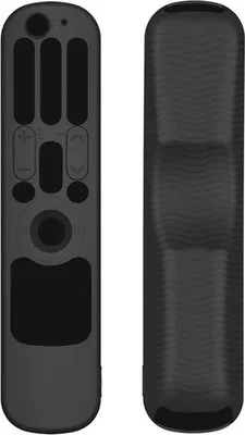 Productafbeelding van Beschermhoes voor afstandsbediening, zacht, antislip, volledig omsluitend, siliconen hoes voor LG TV afstandsbedieningen AN MR21GC MR21N MR21GA, zwart