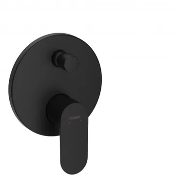 Zdjęcie produktu dla Hansgrohe Rebris S - Bateria wannowa ścienna, czarny matowy 72466670