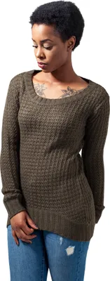 Immagine prodotto di Urban Classics Donna - Maglione a collo lungo oliva - XS
