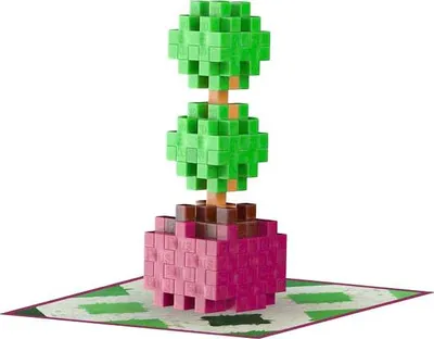 Image de Plus-Plus Plant Pack Topiariy Bouwset - 50st.