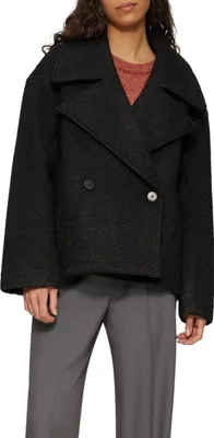 Produktbild von QS Damen Cabanjacke 28865-L, 28865-M, 28865-XS QSS-2148265 black melange M
