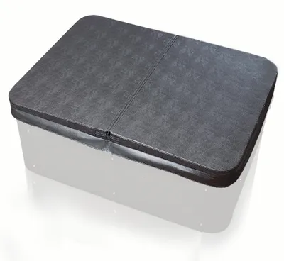 Produktbild von TroniTechnik® Thermoabdeckung für Outdoor Whirlpool LEVANZO 192x137 cm, Schaumstoffkern, Kunstleder, hochisolierend, Schutz vor Witterung