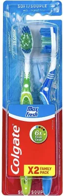 Zdjęcie produktu dla Szczoteczka do Zębów Colgate Max Fresh Soft 2 szt.