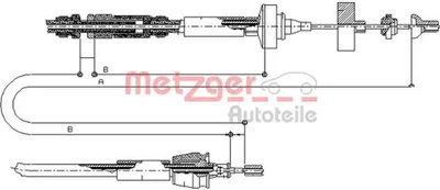Obrázek produktu pro METZGER 10.2962 Spojkové lanko