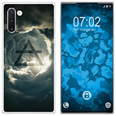 Produktbild von PhoneNatic Case kompatibel mit Samsung Galaxy Note 10 Silikon-Hülle Element Luft M1