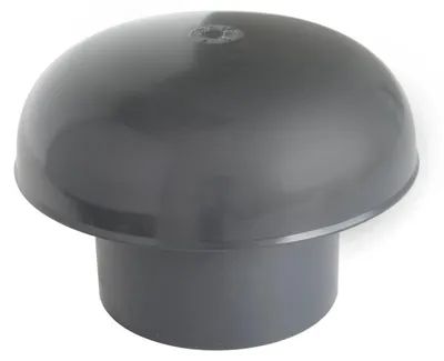 Ventilationshaube Ausatemkopf schwarz ø 100 mm