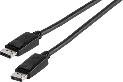 Produktbild von ViVanco™DisplayPort-Kabel Schwarz, 3 m, DisplayPort, DisplayPort, Männlich, Männlich, Schwarz