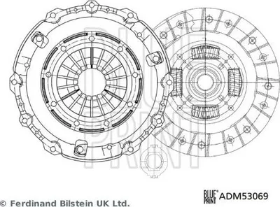 Produktbild von BLUE PRINT Kupplungssatz Kupplung für MAZDA 6 Station Wagon (GY) ADM53069