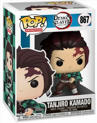Produktbild von Demon Slayer POP! Animation Vinyl Figur Tanjiro Kamado 9 cm