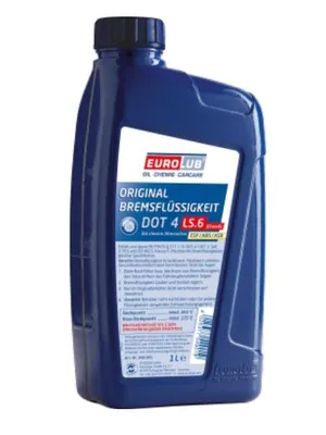 Produktbild von EUROLUB Bremsflüssigkeit Bremsöl + BRAKE FLUID 1Liter