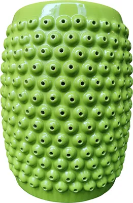 Immagine prodotto di Asianliving Sgabello da giardino in ceramica Porcellana smaltata Sgabello cinese Sgabello a tamburo Sgabello da giardino per interni/esterni 242-303-verde