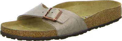 Produktbild von Birkenstock Madrid Damen Pantoletten in Beige, Größe 37