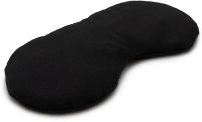 Image de Coussin pour les yeux naturel, masque rafraîchissant pour le visage, 1 pièce, noir