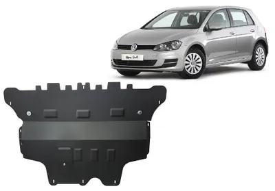 Immagine prodotto di Protezione antincastro in acciaio per motore e cambio per VW Golf 7 - Cambio manuale