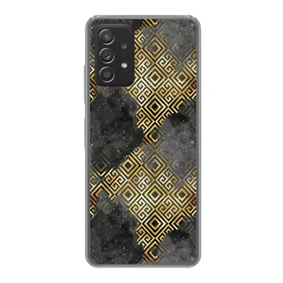Produktbild von MuchoWow® Handyhülle Schutzhülle Hülle für Samsung Galaxy A33 5G Gold - Marmor - Muster Silikon Softcase Handy Hülle - Kartenhalter