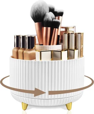 Produktbild von Famanu Make Up Organiser 360° Rotierbar - Weiß