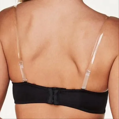 Immagine prodotto di Spalline invisibili per reggiseno Jumada: trasparenti, per spalle, in silicone, regolabili, resistenti, morbide e molto altro ancora! 1 paio