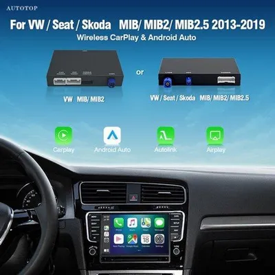 Productafbeelding van Carplay Android Auto Module - Voor Skoda Seat VW MIB MIB2 MIB2.5 - Draadloos - Bluetooth 5.0 - Wifi - Autoradio Accessoire