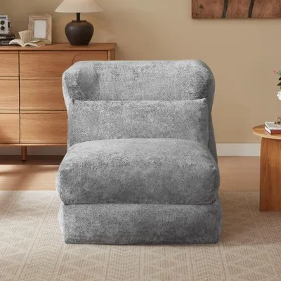 Produktbild von Chenille Relaxsessel mit Liegefunktion für Wohn- und Schlafzimmer